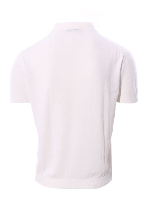cotton polo DETWELVE | F-6215COTTON CREPEWHITE